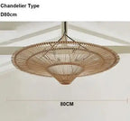 Nordic Rattan Chandelier: Stylish Wicker Lighting for Home Décor