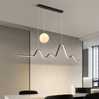 Modern LED Chandelier Dining Table Pendant Light for Kitchen, Bar, and Dining Room