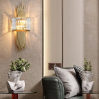 Luxury Crystal Wall Lamp for Living Room TV Bedroom Night Study Decoration