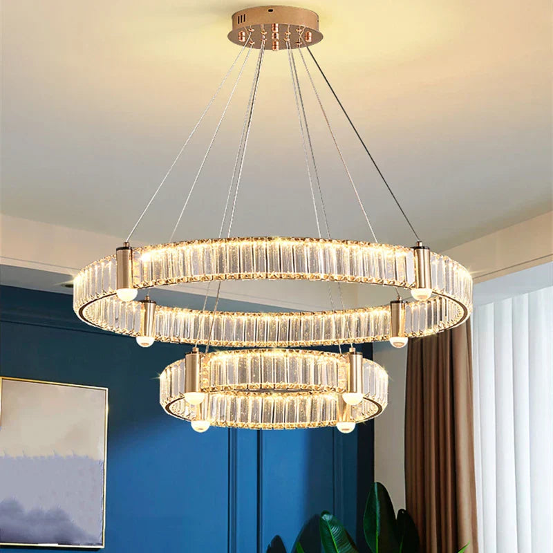Nordic Crystal Ceiling Chandelier LED Indoor Lighting