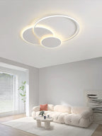 Circles LED Ceiling Lights Modern Minimalism Dimmable Bedroom Lamp Fixtures
