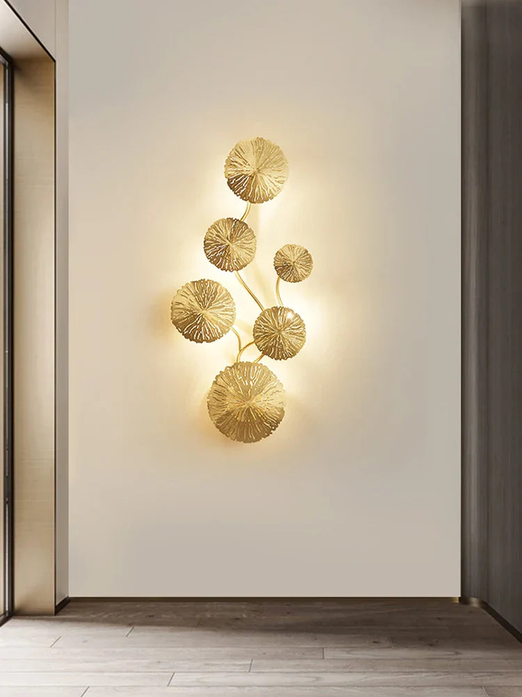 Iron Wall Sconce LED Light Fixture for Bedroom & Living Room