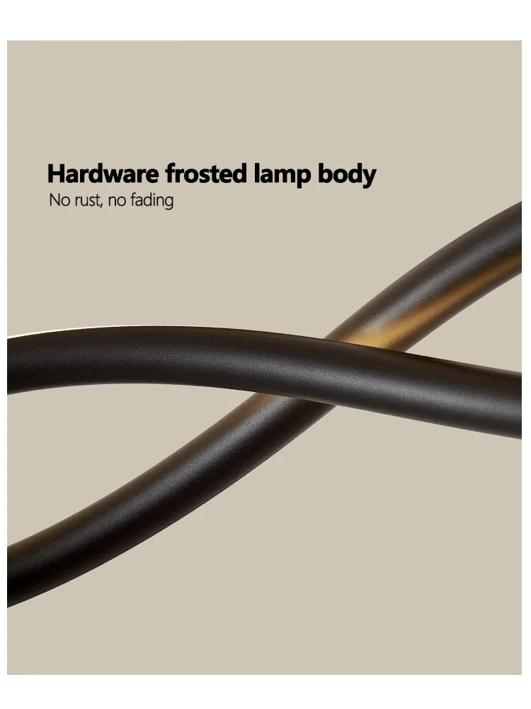 Nordic Circle Chandelier: Modern & Personalized Living Room Lighting