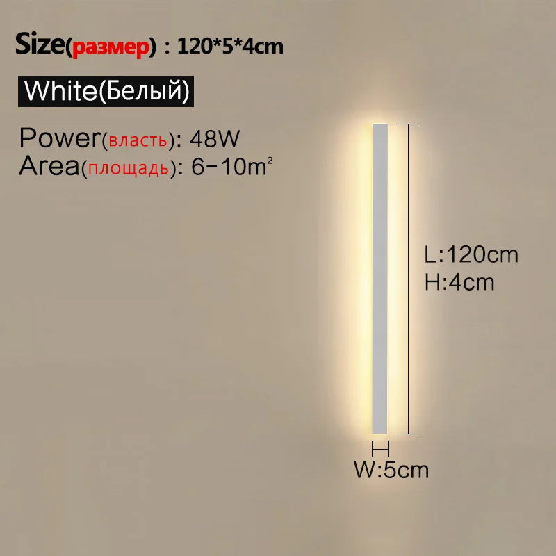 Modern Nordic Outdoor Wall Light LED IP65 110/220v - Waterproof Garden Wall Lamp