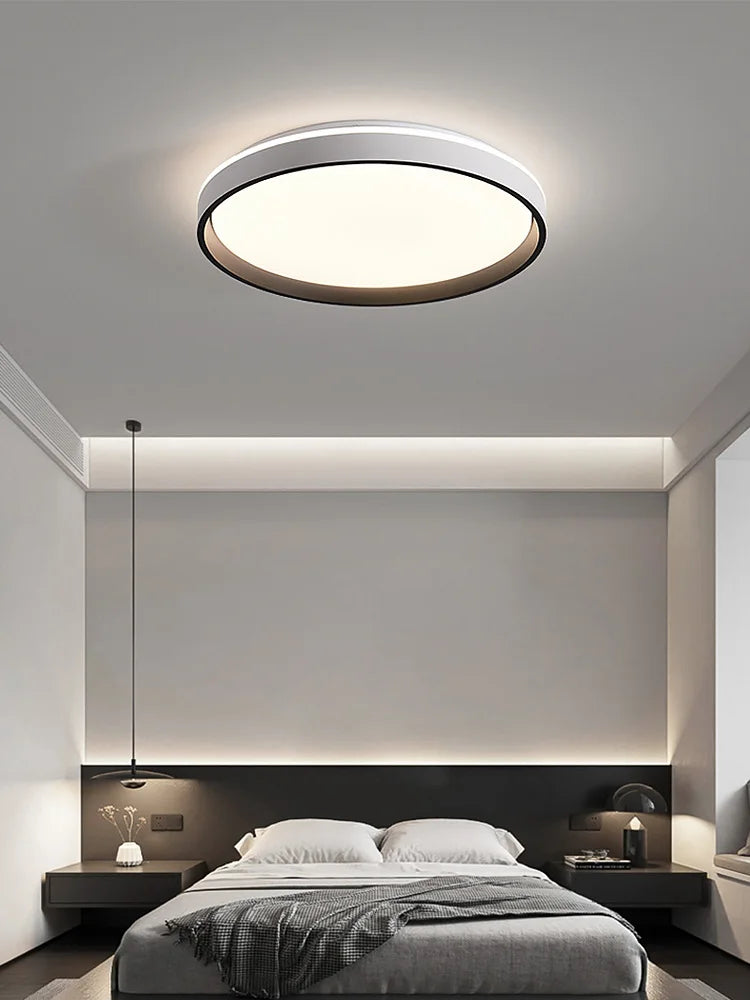 LED Ceiling Lamp: Simple Modern Round Study Bedroom Balcony Light