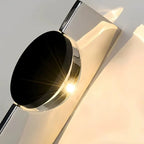 Stainless Steel Rotating LED Wall Sconce Lamp for Living Room and Aisle Decor