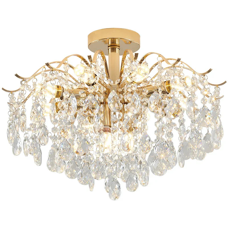 Crystal Chandelier: Modern Elegance for Stylish Living Spaces