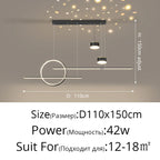 Starry Pendant Light: Modern Luxury Dining Room Chandelier Lighting
