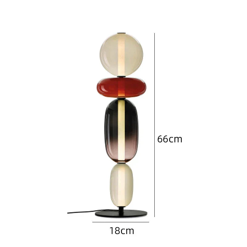 Stained Glass Floor Lamp | Luxury Minimalist Design | Perfect for Bedroom, Living Room