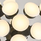 Nordic Sphere Moon Pendant Chandelier for Modern Decor & LED Lighting