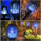 Solar Flame Torch Lights - Waterproof Outdoor Garden Decoration - 5 Color Options