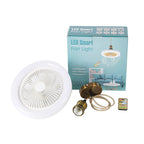 Modern 30W LED Ceiling Fan Light for Bedroom, Kitchen & Balcony