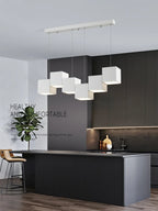Modern Geometric Pendant Lights for Dining Room and Office