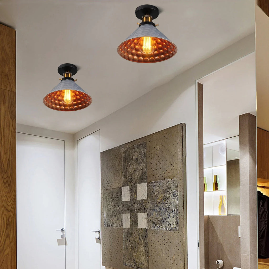 Vintage Industrial Chandelier Hanging Lamp LED Pendant for Home Decor