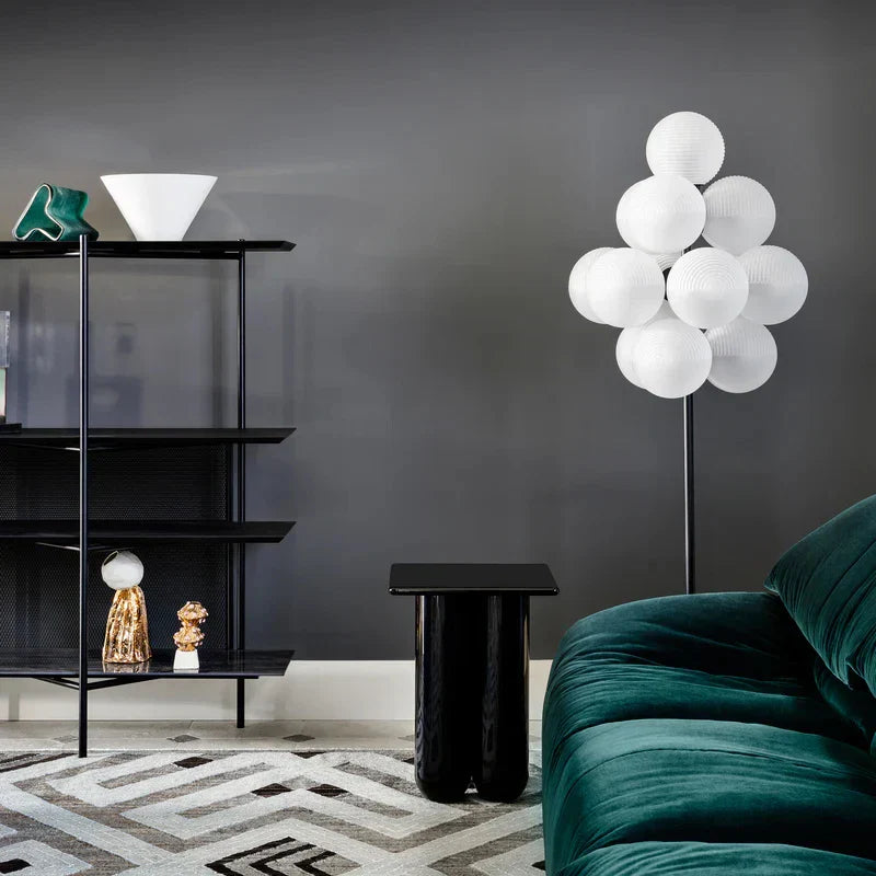 Grape Chandelier: Modern Glass Ball Pendant Lamp for Living Room and Bedroom