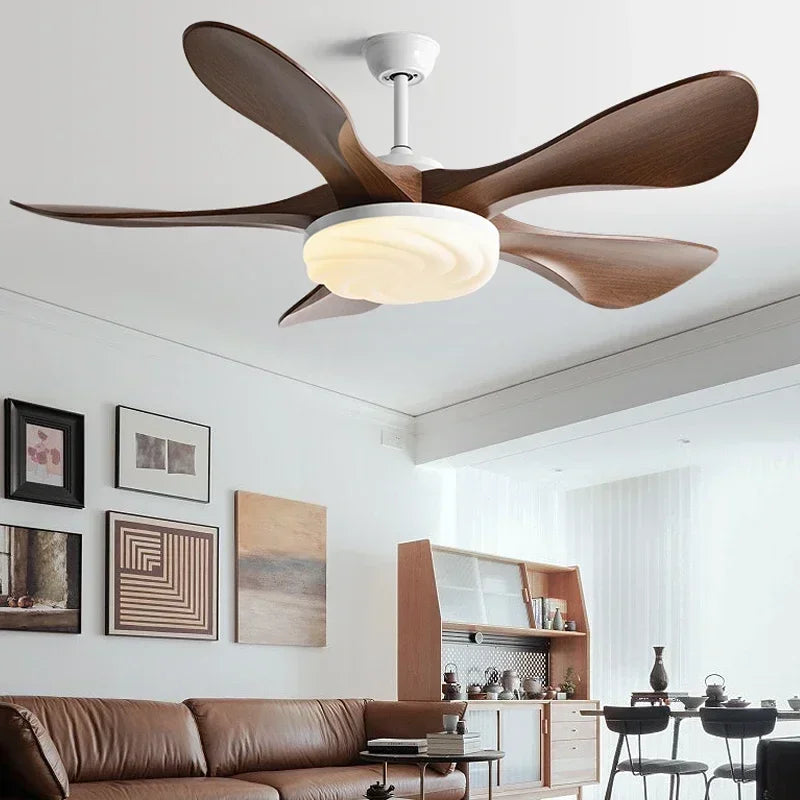 Modern LED Ceiling Fan with Strong Winds and Quiet Mute Operation