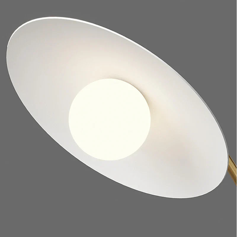 Nordic White Iron LED Chandelier with Hanging Pendant Lighting