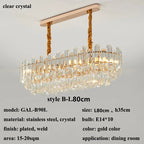 Modern Crystal Chandelier for Living Room Dining Hall Home Decor