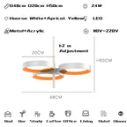 Metal Acrylic Modern Pendant Chandelier LED Light for Living Room Wall Decor