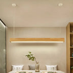 Wooden LED Pendant Lights for Kitchen Office Bedroom Dining Room Modern Nordic Design