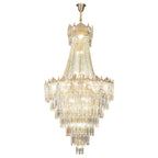 Elegant Crystal Duplex Chandelier for Livingroom, Hotel, and Villa