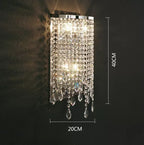 Crystal Chandelier Luxury Pendant Light for Living Dining Room LED Fixture