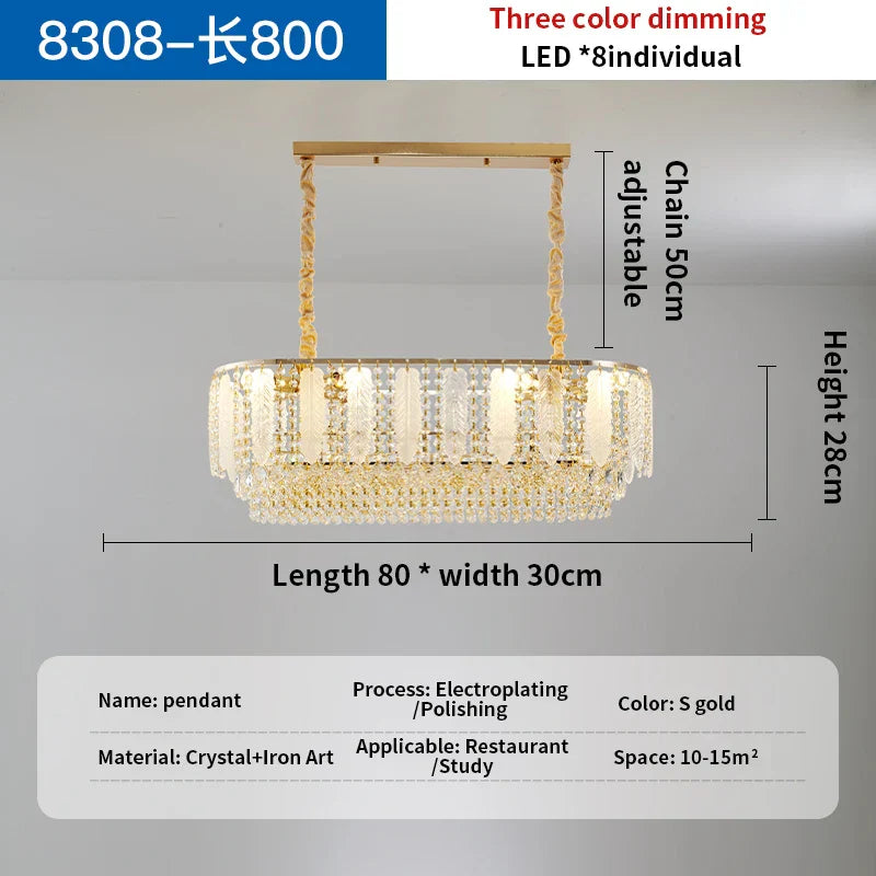 Crystal Chandelier Light for Elegant Home Decor