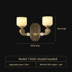 Zen Jade Chandelier: Modern Chinese Style Living Room Lamp for Villa, Restaurant, and Building