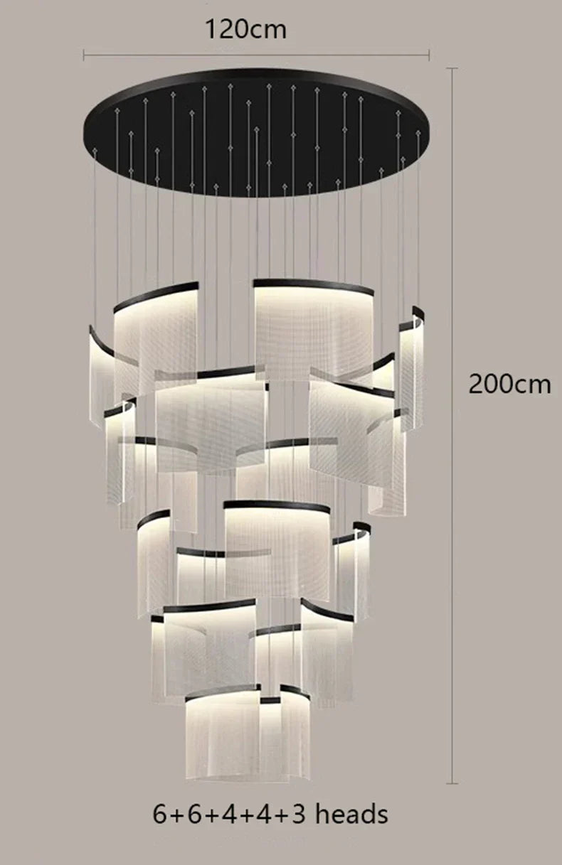 Modern LED Ceiling Lamp Chandelier for Bedroom Dining Room Lighting
