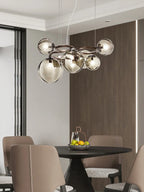 Nordic Glass Chandelier Luxury Pendant Lamps for Living Dining Bedroom