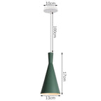 Modern Nordic Aluminum Pendant Lights for Kitchen Living Room, E27 LED Suspension Luminaire