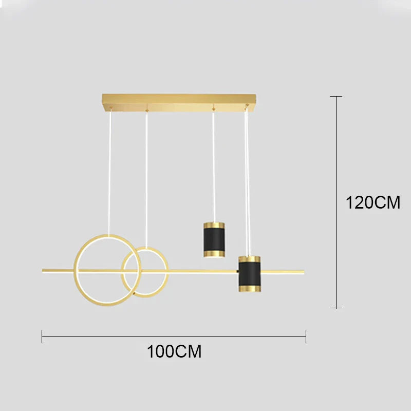 Nordic LED Pendant Chandelier for Living Room Restaurant Kitchen Lighting