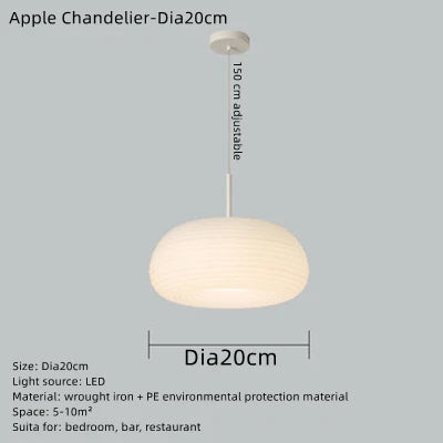 Apple Shape LED Ceiling Chandelier for Bedroom, Kitchen & Dining Room