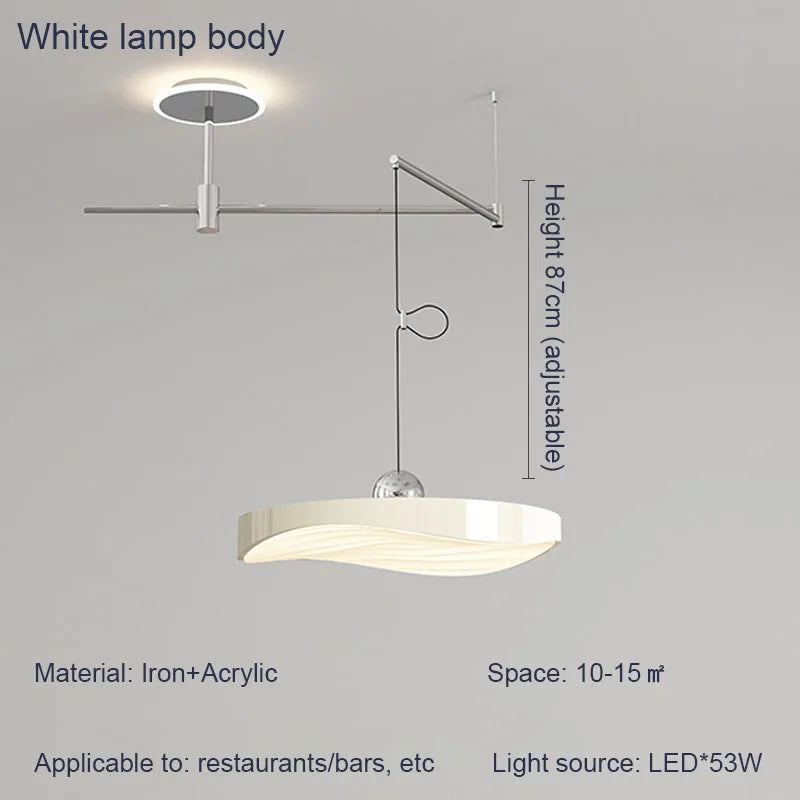 Modern Dining Table Pendant Lights, Movable Indoor Lighting for Home Decoration