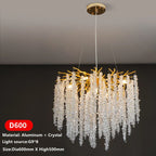 Crystal Tassel Ceiling Chandelier for Luxurious Home Decor