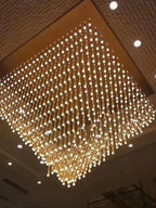 LED Chandelier: Custom Hotel Lobby Lighting Solution