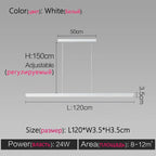 Modern Minimalist LED Pendant Light - Office Dining Room Bar Chandelier