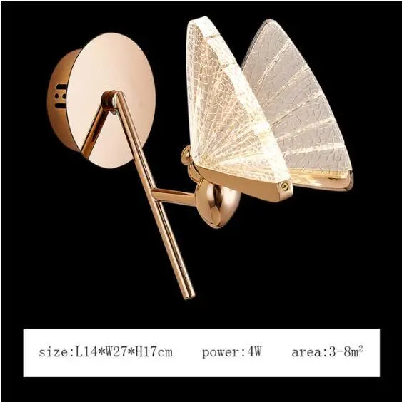 Butterfly LED Pendant Lamp: Modern Luxury Staircase & Bedroom Lighting Fixtures