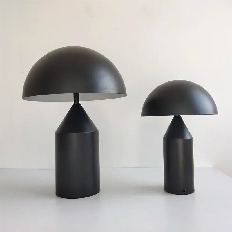 Iron Mushroom Table Lamp: Minimalist Nordic Design for Home Decor & Lighting