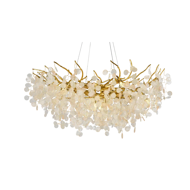 Luxury Crystal Chandelier Pendant Light Modern LED for Living Room Bedroom Restaurant