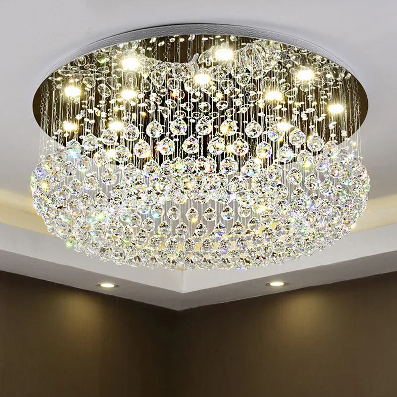 Luxury LED Crystal Chandelier Ceiling Light for Home Decor Living Dining Bedroom