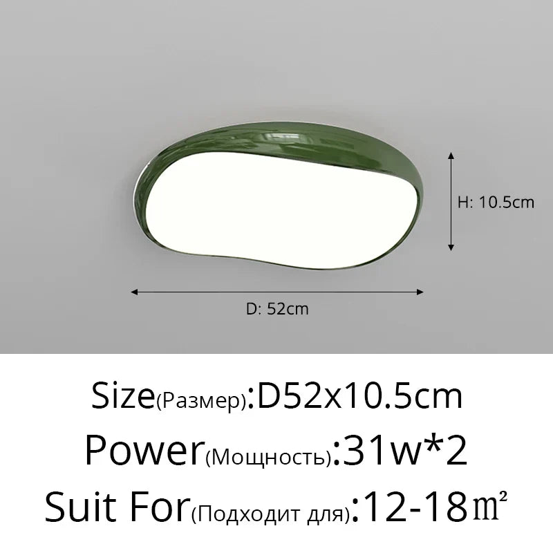 Nordic Ceiling Lights in White, Black, Red: Designer Lighting for Home Decor