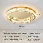 Crystal LED Ceiling Chandelier for Home Living Room Bedroom Lighting