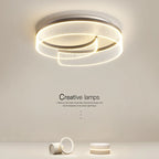 Round Led Ceiling Light: Stylish Acrylic Bedroom Lamp for Modern Lighting Solutions