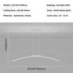 Modern Nordic LED Chandelier for Dining Room Island, Office, and Living Room