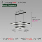 Modern LED Chandelier for Living Room by - Stylish Hanging Light Fixture for Dining and Bedroom