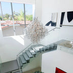 Nordic Chrome Crystal Pendant Lamp for Elegant Home Décor