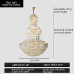 Crystal Chandelier: Elegant Lighting for Home, Villa, Hotel Lobby