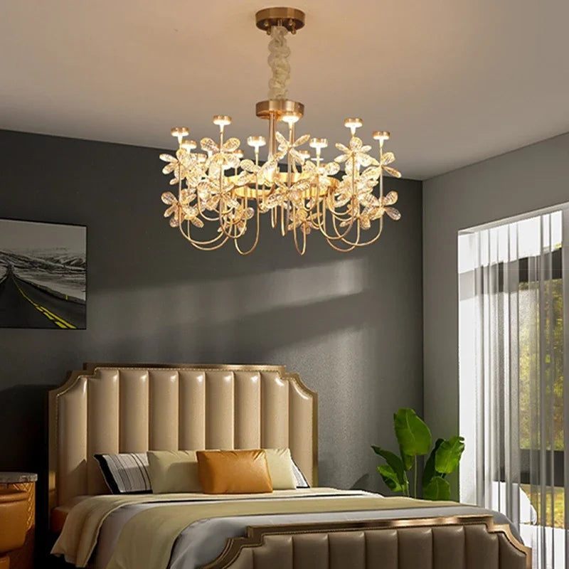 Butterfly Chandelier: Modern LED Dimmable Pendant Lamp Luxe Crystal Decor-Light 2024