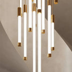 Elegant LED Chandelier for Staircase & Living Room Décor